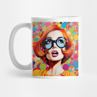 1960s Pop Girl Mug